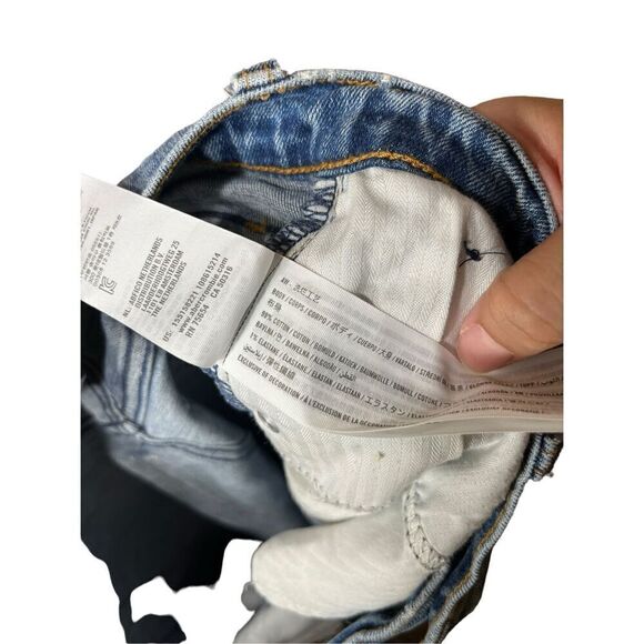 Abercrombie & Fitch The Ankle Straight Ultra High Rise Curve Love Jeans Size 27/ - Picture 8 of 8